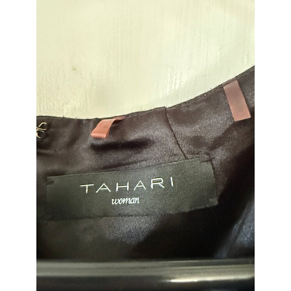 Tahari woman size large black professional dress - Picture 8 of 8